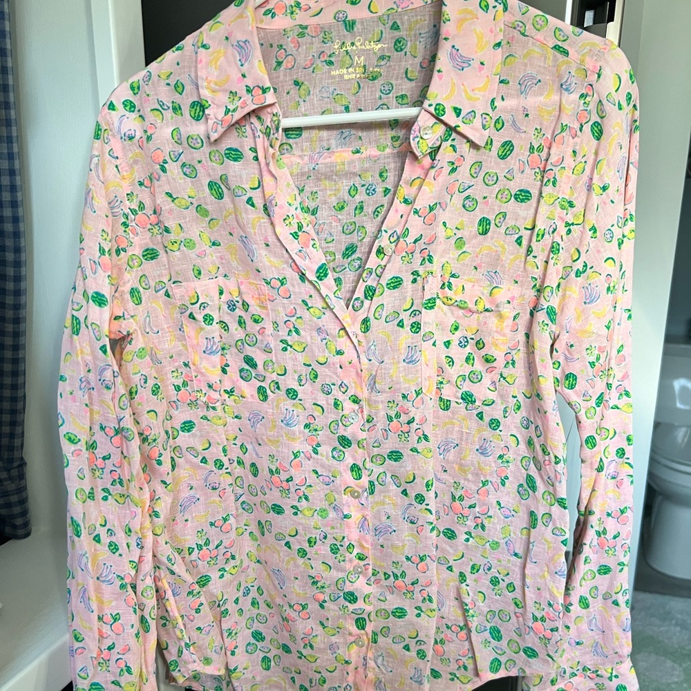 Lilly Pulitzer Floral Blouse